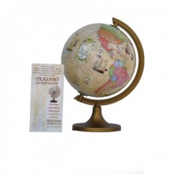 Globus "Trasami odkrywców"- polityczny (z opisem) Ø 25 