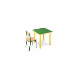 2049 Stół przedszkolny Bambino SL kwadratowy nr 2 blat BUK