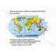 203 Świat - Mapa rozmieszczenia wulkanów i natężeń trzęsień Ziemi