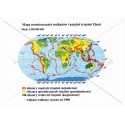 203 Świat - Mapa rozmieszczenia wulkanów i natężeń trzęsień Ziemi