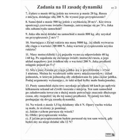 1709 Zadania na II zasadę dynamiki cz. 2