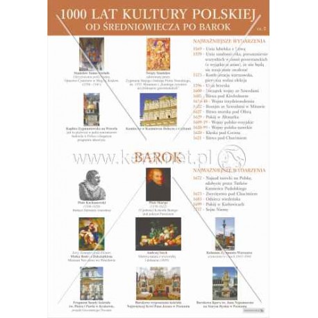 2103 1000 LAT KULTURY POLSKIEJ od średniowiecza po barok cz. 2