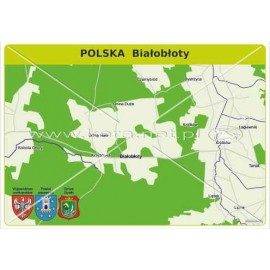 3085 Mapa Polski - Białobłoty