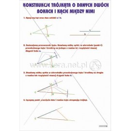 3092 Konstrukcje trójkąta o danych dwóch bokach i kącie między nimi